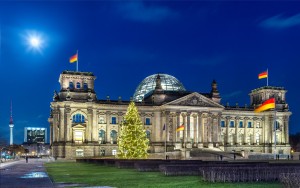 Reichstag at Christmas