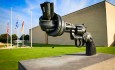 Caen memorial sculpture