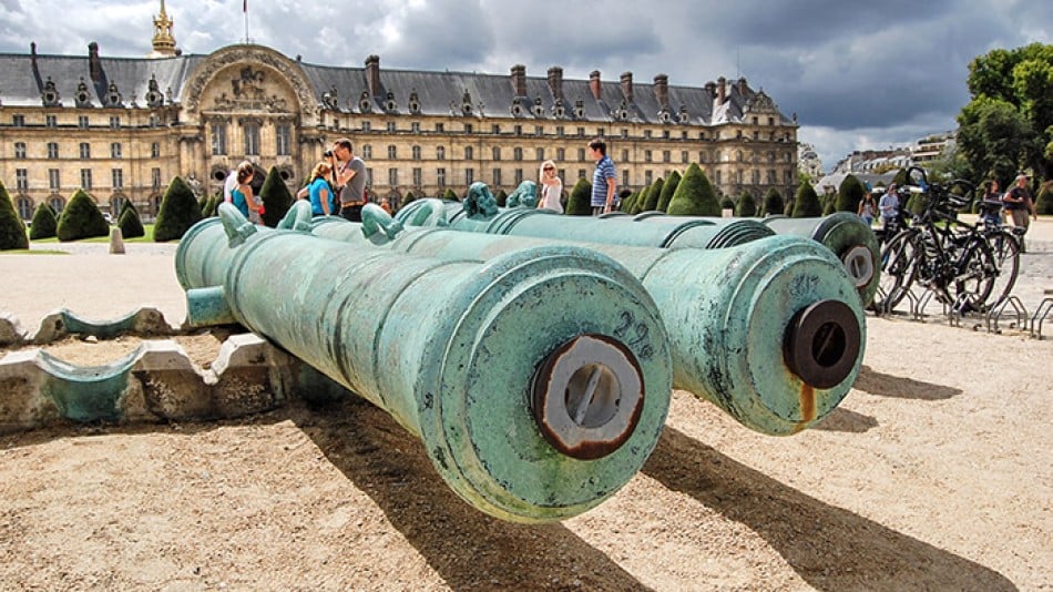 Cannons outside the Army Museum Paris