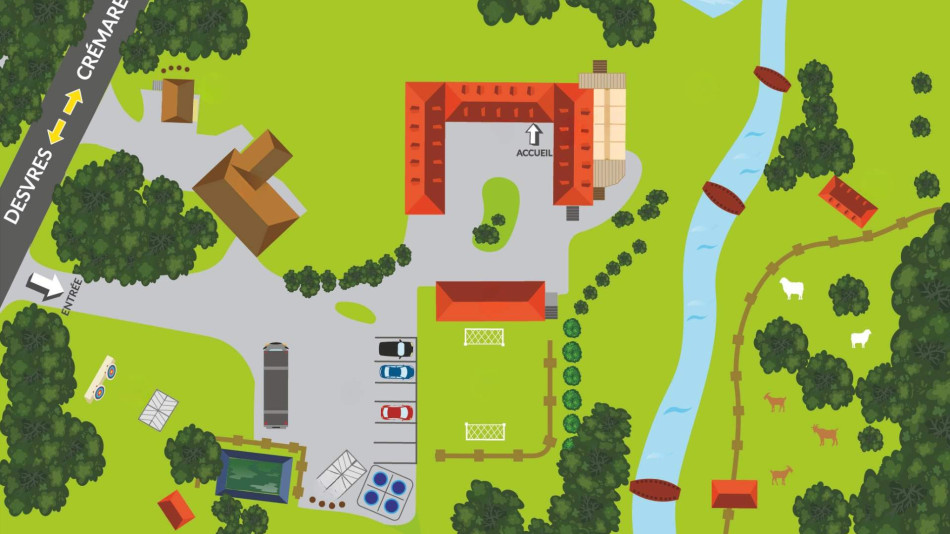 Map of the Moulin Enlarged