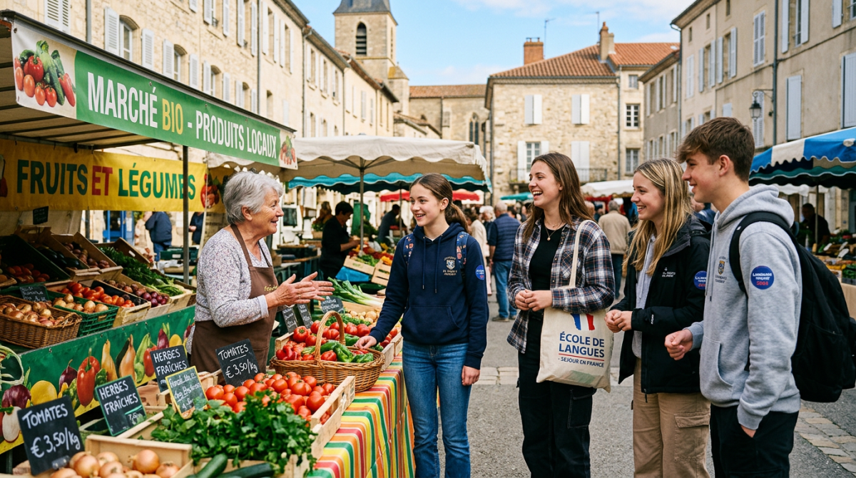 GCSE French trip market visit