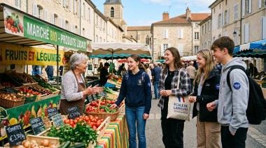 GCSE French trip market visit