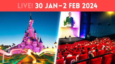 Business studies student convention live from Disneyland Paris 2024