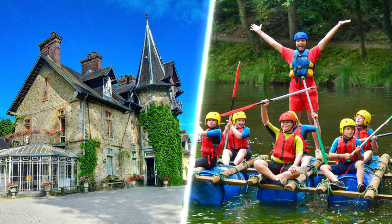 Chateau da la Baudonniere centre and raftbuilding hero image