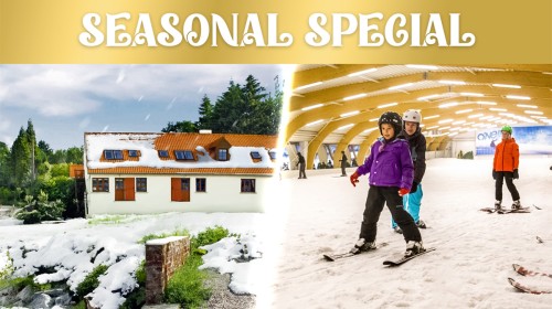 Winter ski school trip