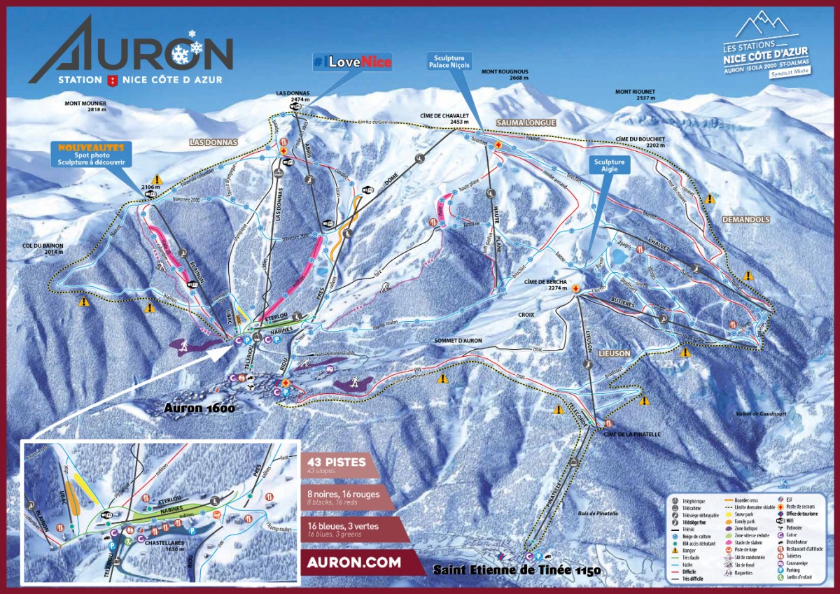 Auron lift map