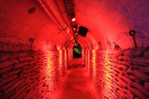 Ypres red underground tunnel