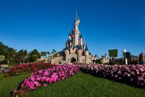 Sleeping Beauty castle shot