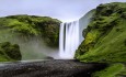 Iceland Skogafoss waterfall