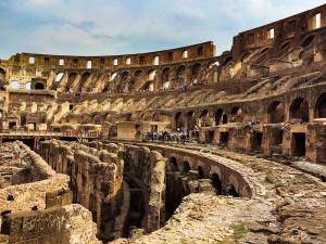 Inside the Colosseum Rome