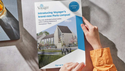 Voyager Campus Brochure Mockup