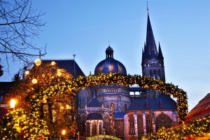 Aachen Cathedral at Christmas