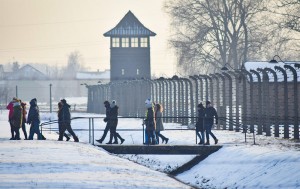Auschwitz at winter