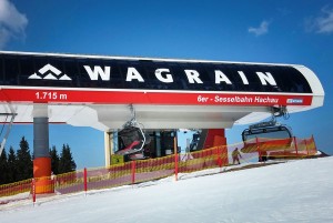 Austria Wagrain skilift