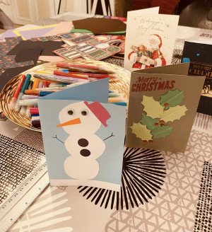 Chateau xmas card activity