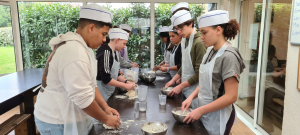 French bread making lesson