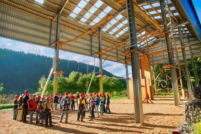 Hellenthal on site adventure course