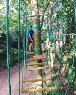 High ropes at Mas Pages Girona