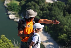 Instructor and student ardeche