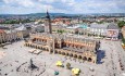 Krakow main square from above