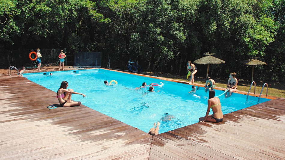 Mas Pages outdoor swimming pool