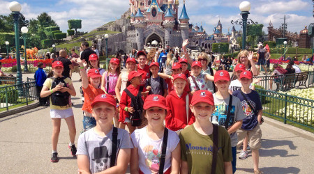 Students at Disneyland Paris