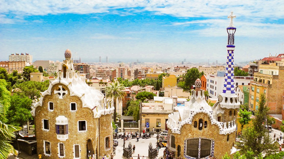View from Park Guell Barcelona